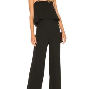 Amanda Uprichard Topanga Jumpsuit in black size S
